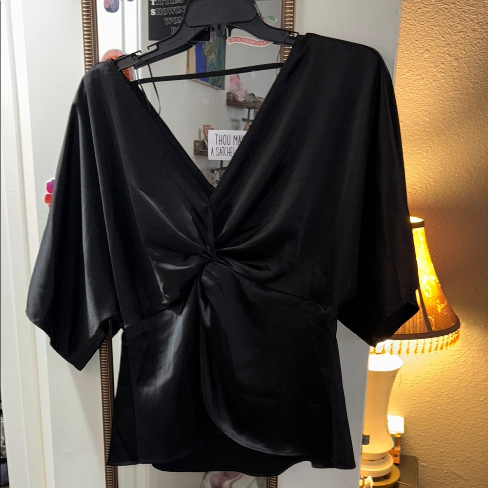 Elegant Black Women's Top